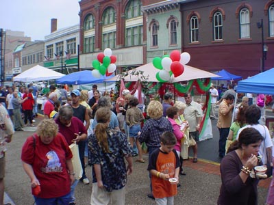 Scene from the West Virginia Italian Heritage Festival